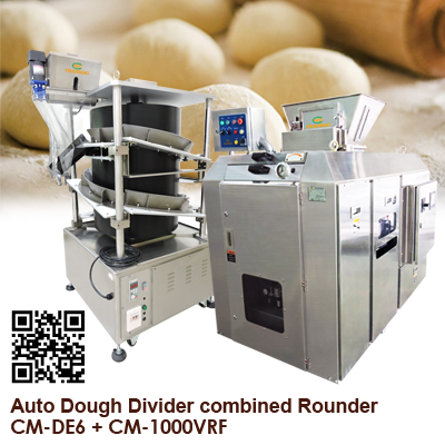 Auto Dough Divider combined Rounder