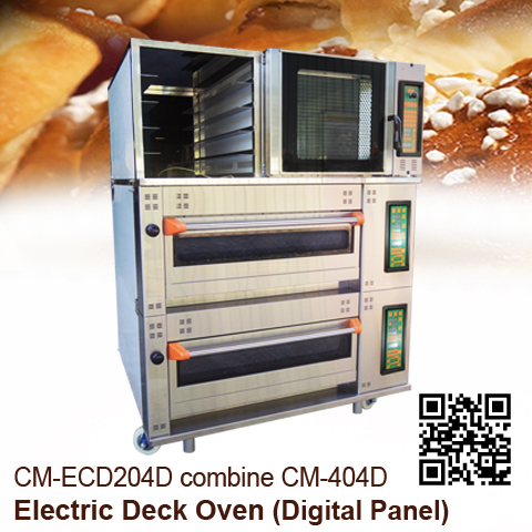 Electric-Deck-Oven_Digital-Panel_CM-ECD204D-combine-CM-404D_CHANMAG